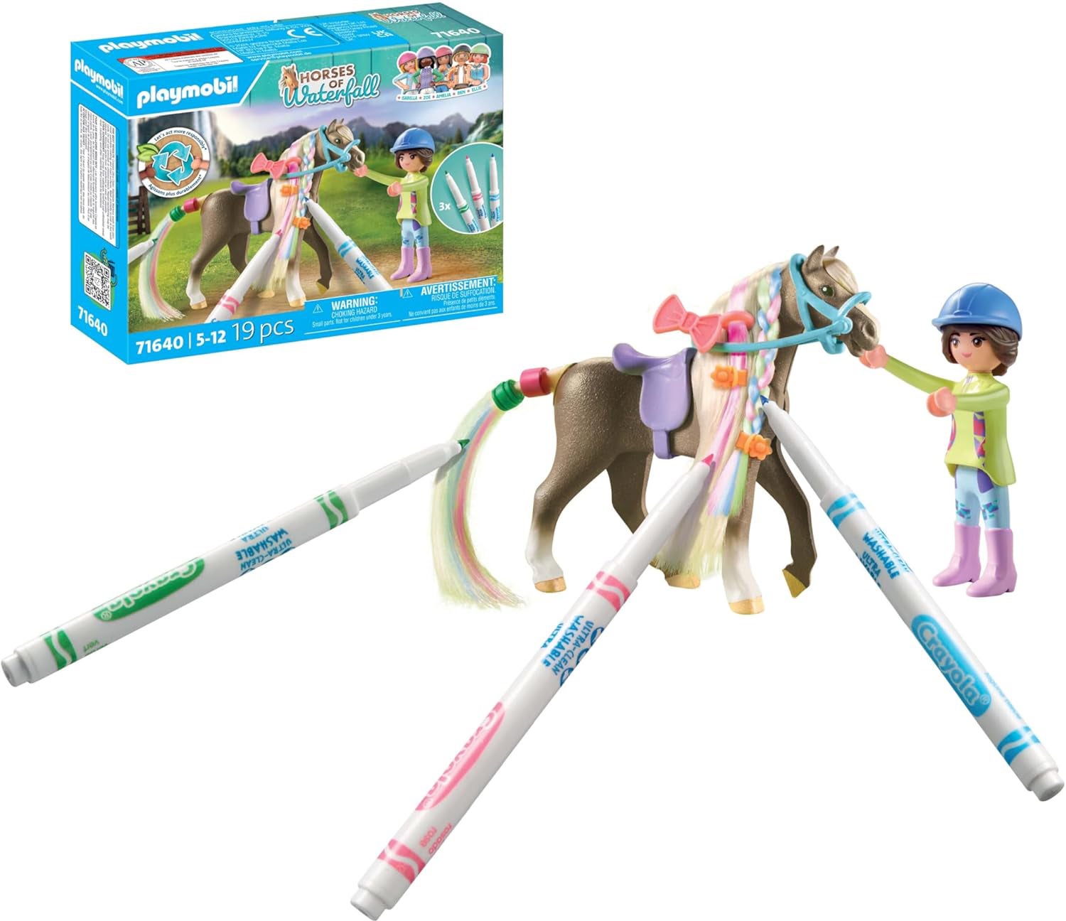 Playmobil 71640 Horses of Waterfall Kreativset mit Pferd und Stiften Playmobil 71640 Horses of Waterfall Kreativset mit Pferd und Stiften von Playmobil