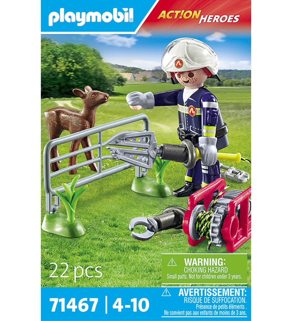 Playmobil Action Helden - Feuerwehrtiere... - 71467 - 22 Teile - Playmobil - One Size - Klötze Playmobil Action Helden - Feuerwehrtiere... - 71467 - 22 Teile - Playmobil - One Size - Klötze von Playmobil