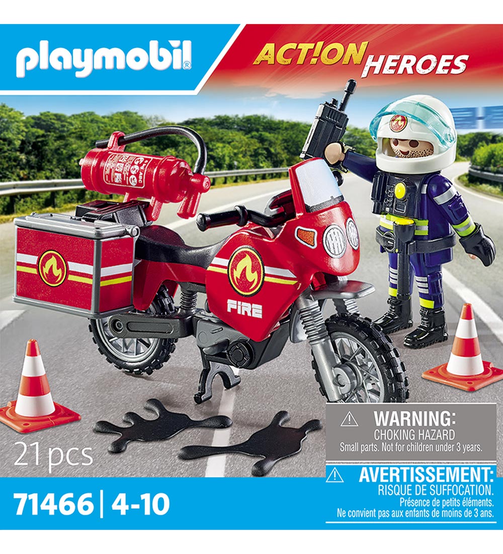 Playmobil Action Helden – Feuerwehrwagen am Unfallort – 71466 – - Playmobil - One Size - Klötze Playmobil Action Helden – Feuerwehrwagen am Unfallort – 71466 – - Playmobil - One Size - Klötze von Playmobil