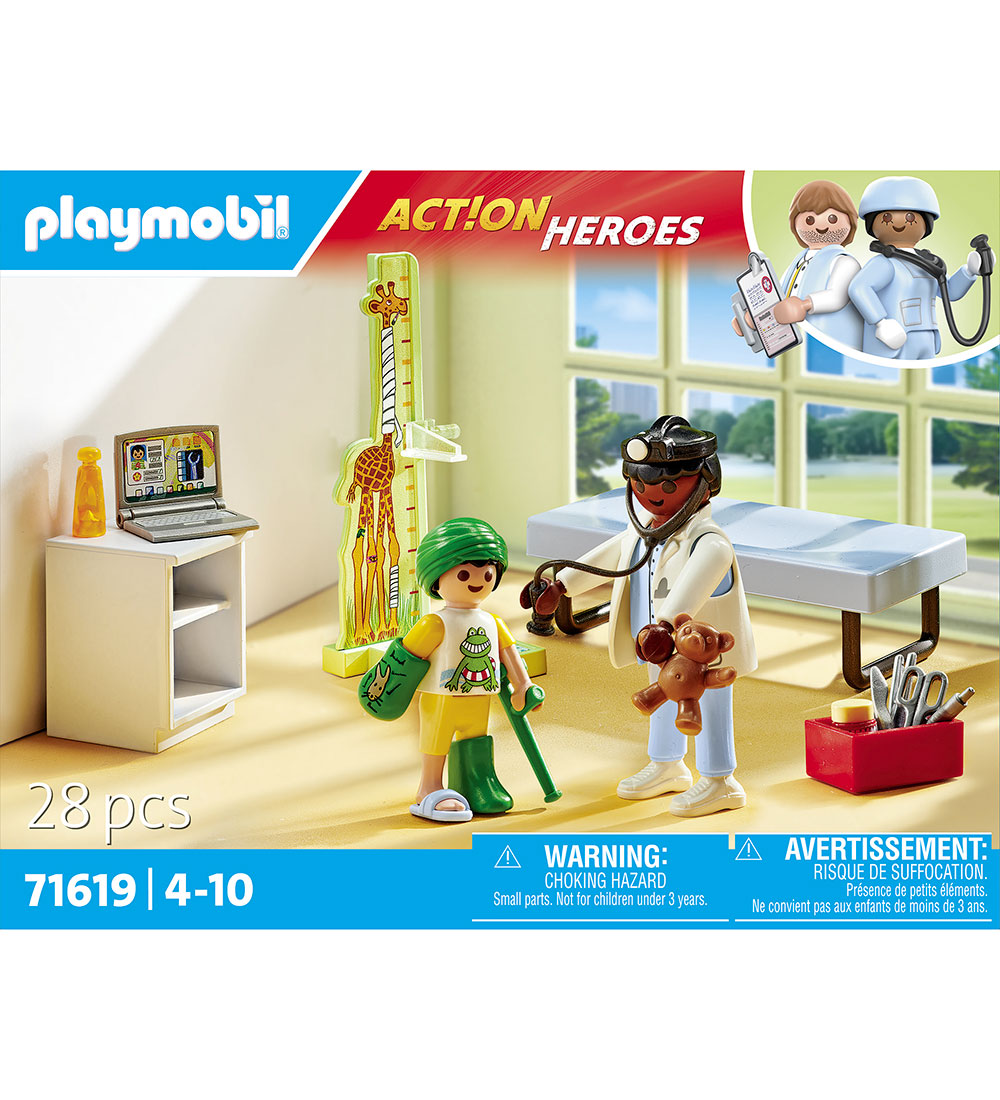 Playmobil Action Helden - Kinderarzt m. Kuscheltier - 71619 - 28 - Playmobil - One Size - Spielzeug Playmobil Action Helden - Kinderarzt m. Kuscheltier - 71619 - 28 - Playmobil - One Size - Spielzeug von Playmobil