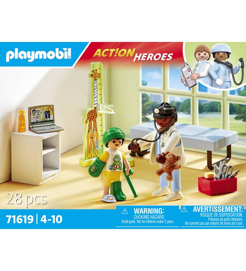 Playmobil Action Helden - Kinderarzt m. Kuscheltier - 71619 - 28 - Playmobil - One Size - Spielzeug Playmobil Action Helden - Kinderarzt m. Kuscheltier - 71619 - 28 - Playmobil - One Size - Spielzeug von Playmobil