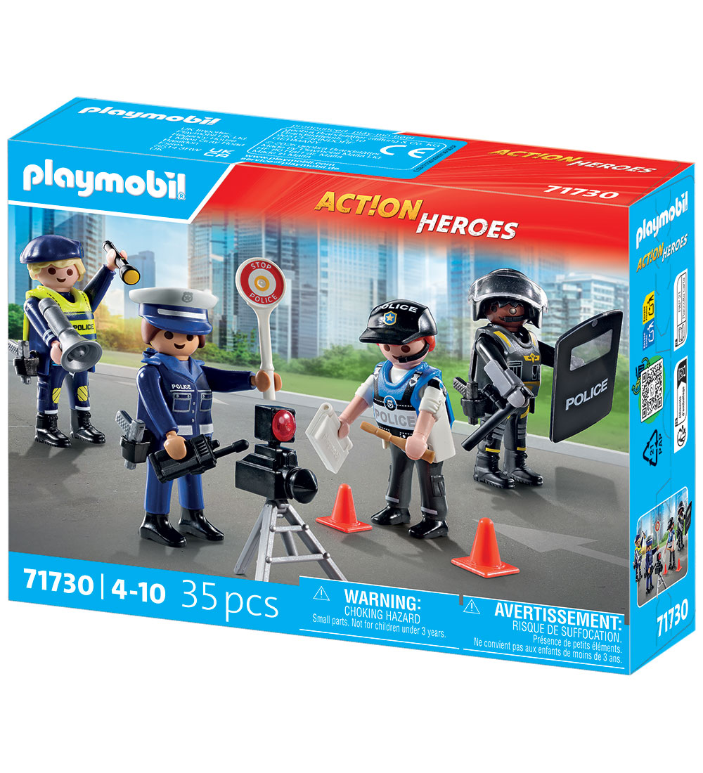 Playmobil Action Helden - Polizei Figuren-Set - 71730 - 35 Teile - Playmobil - One Size - Spielzeugfiguren Playmobil Action Helden - Polizei Figuren-Set - 71730 - 35 Teile - Playmobil - One Size - Spielzeugfiguren von Playmobil