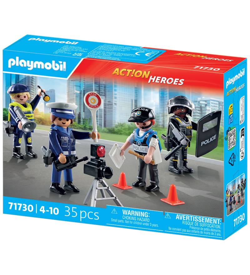 Playmobil Action Helden - Polizei Figuren-Set - 71730 - 35 Teile - Playmobil - One Size - Spielzeugfiguren Playmobil Action Helden - Polizei Figuren-Set - 71730 - 35 Teile - Playmobil - One Size - Spielzeugfiguren von Playmobil