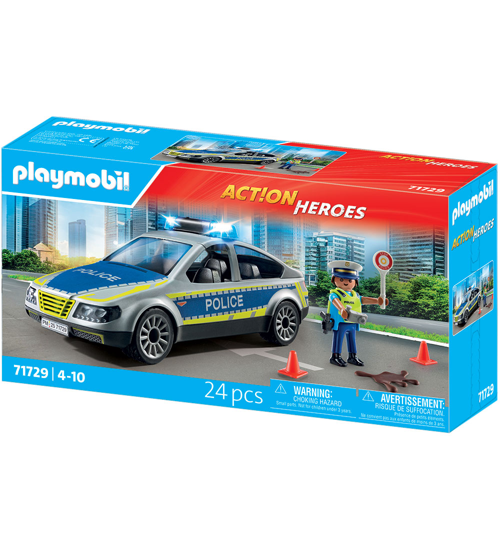 Playmobil Action Helden - Polizei... m. Licht/Ton - 71729 - 24 T - Playmobil - One Size - Spielzeug Playmobil Action Helden - Polizei... m. Licht/Ton - 71729 - 24 T - Playmobil - One Size - Spielzeug von Playmobil