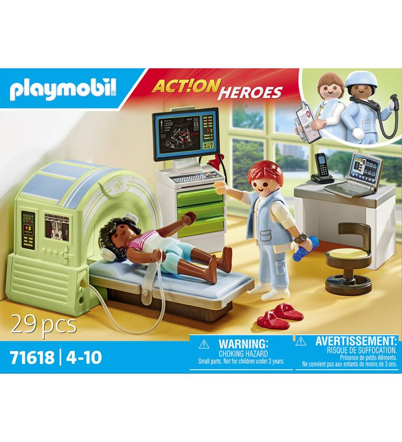 Playmobil Action Helden - Radiologe mit Patient - 71618 - 29 Tei - Playmobil - One Size - Spielzeug Playmobil Action Helden - Radiologe mit Patient - 71618 - 29 Tei - Playmobil - One Size - Spielzeug von Playmobil