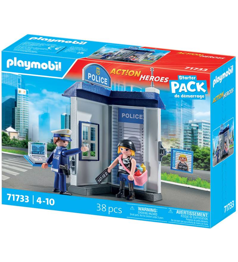 Playmobil Action Heroes - Polizeistation - 71733 - 38 Teile - Playmobil - One Size - Spielzeug Playmobil Action Heroes - Polizeistation - 71733 - 38 Teile - Playmobil - One Size - Spielzeug von Playmobil