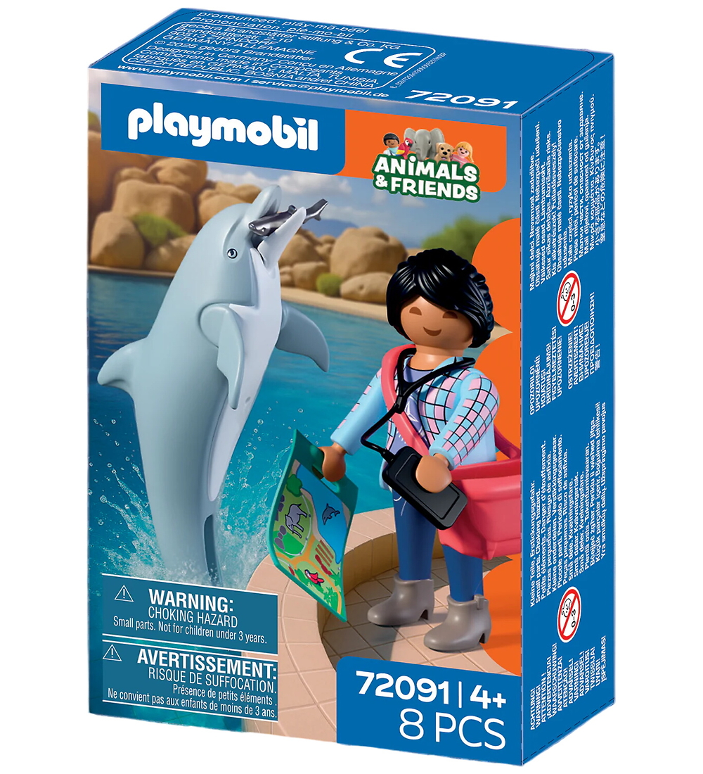 Playmobil Animals & Friends - Zoo: Delphin und Besucher - 8 Teil - Playmobil - One Size - Spielzeugfiguren Playmobil Animals & Friends - Zoo: Delphin und Besucher - 8 Teil - Playmobil - One Size - Spielzeugfiguren von Playmobil