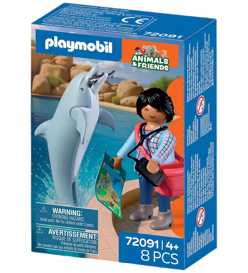 Playmobil Animals & Friends - Zoo: Delphin und Besucher - 8 Teil - Playmobil - One Size - Spielzeugfiguren Playmobil Animals & Friends - Zoo: Delphin und Besucher - 8 Teil - Playmobil - One Size - Spielzeugfiguren von Playmobil