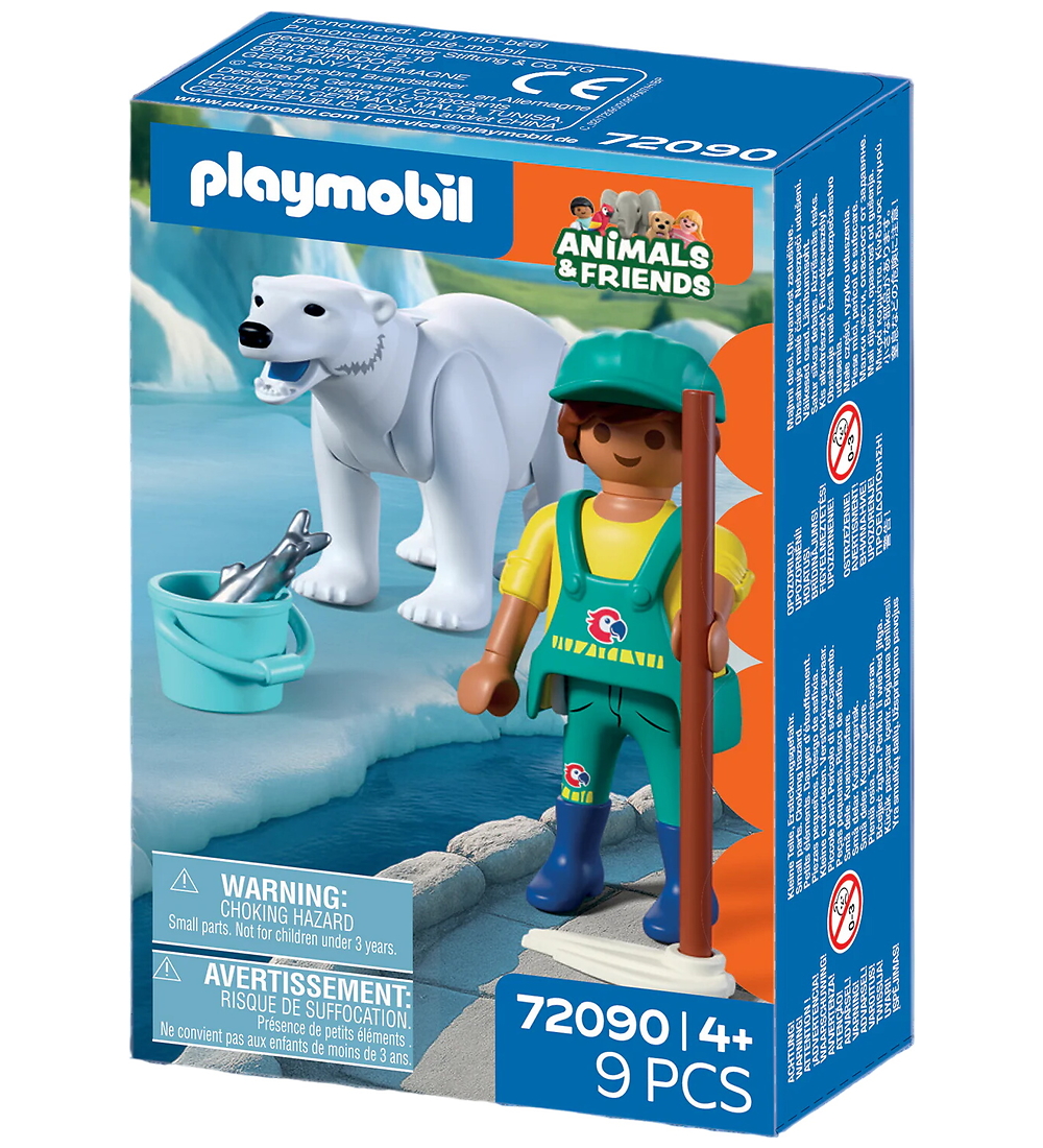 Playmobil Animals & Friends - Zoo: Eisbär und Tierpfleger - 9 Te - Playmobil - One Size - Spielzeugfiguren Playmobil Animals & Friends - Zoo: Eisbär und Tierpfleger - 9 Te - Playmobil - One Size - Spielzeugfiguren von Playmobil