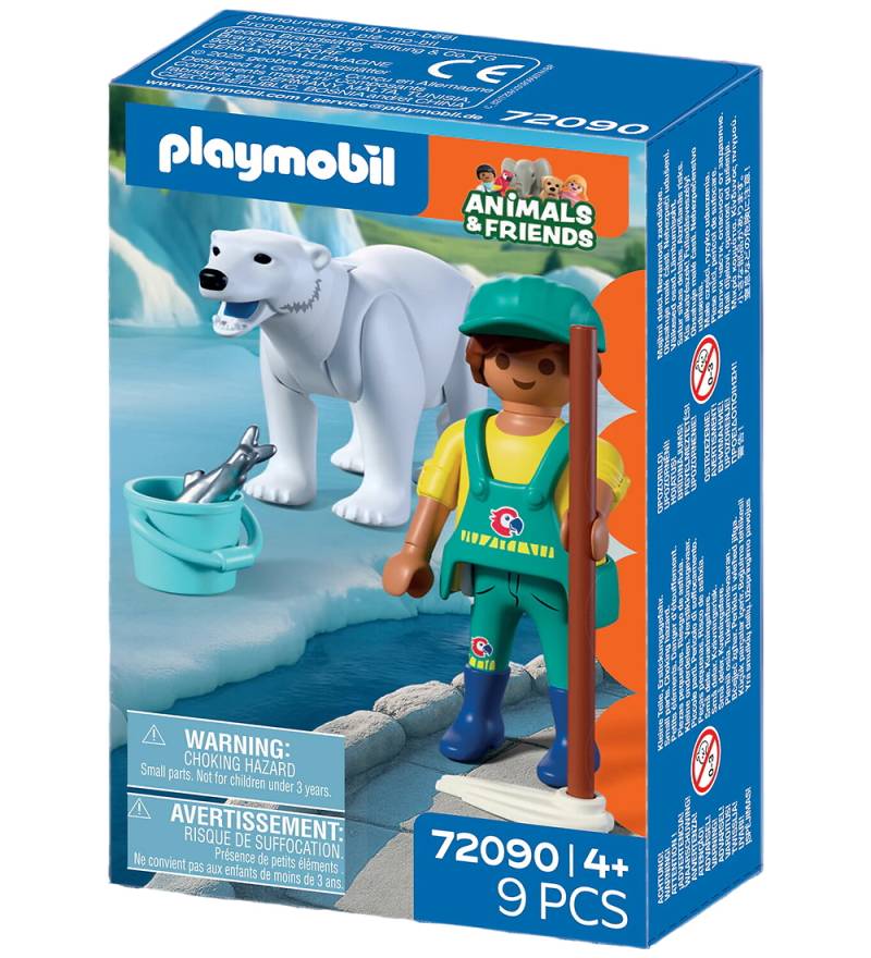 Playmobil Animals & Friends - Zoo: Eisbär und Tierpfleger - 9 Te - Playmobil - One Size - Spielzeugfiguren Playmobil Animals & Friends - Zoo: Eisbär und Tierpfleger - 9 Te - Playmobil - One Size - Spielzeugfiguren von Playmobil