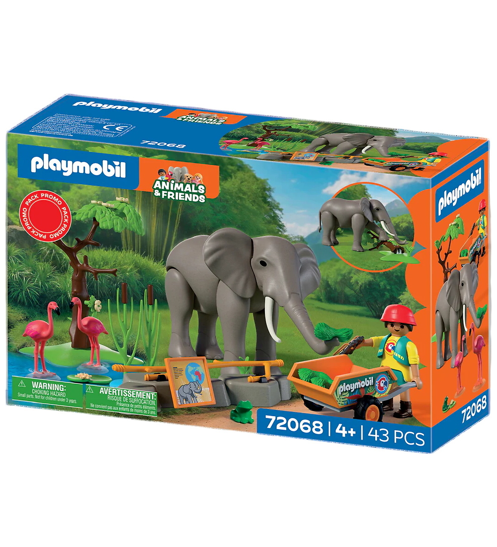 Playmobil Animals & Friends - Zoo: Elefant mit Tierpflegern - 43 - Playmobil - One Size - Spielzeugfiguren Playmobil Animals & Friends - Zoo: Elefant mit Tierpflegern - 43 - Playmobil - One Size - Spielzeugfiguren von Playmobil