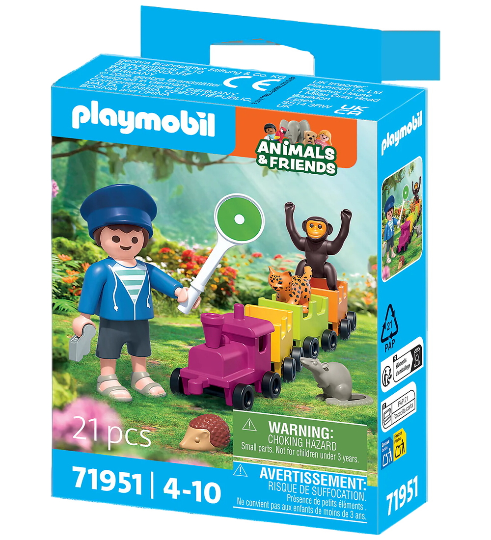 Playmobil Animals & Friends - Zugfahrt - 21 Teile - 71951 - Playmobil - One Size - Spielzeugfiguren Playmobil Animals & Friends - Zugfahrt - 21 Teile - 71951 - Playmobil - One Size - Spielzeugfiguren von Playmobil
