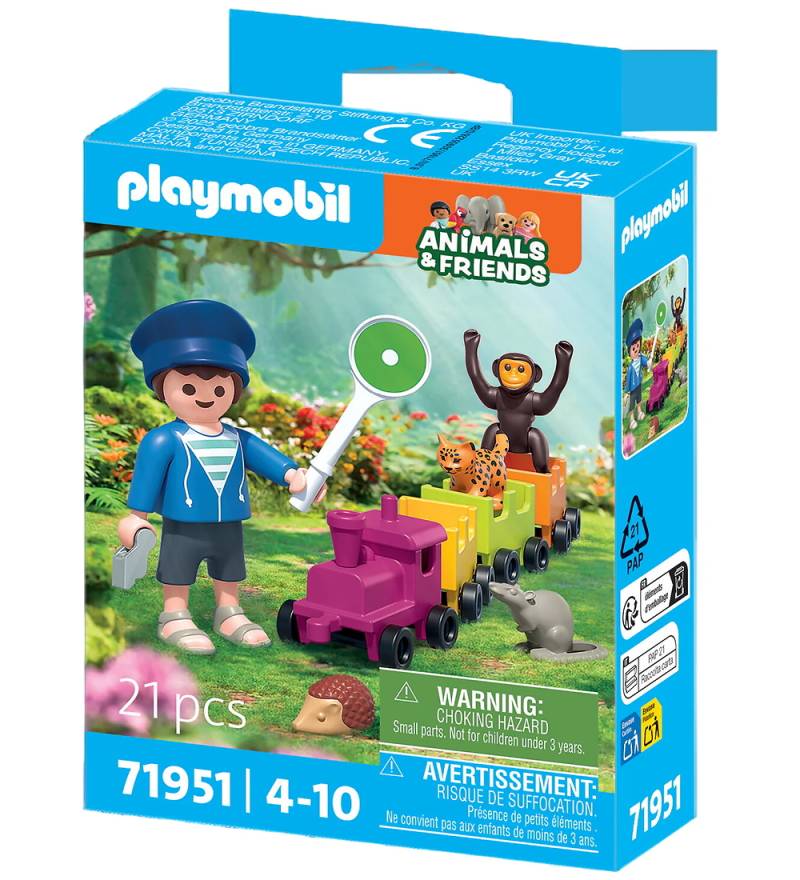 Playmobil Animals & Friends - Zugfahrt - 21 Teile - 71951 - Playmobil - One Size - Spielzeugfiguren Playmobil Animals & Friends - Zugfahrt - 21 Teile - 71951 - Playmobil - One Size - Spielzeugfiguren von Playmobil