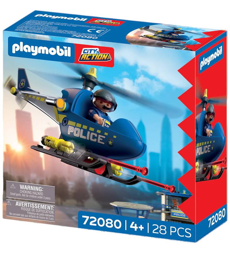 Playmobil City Action - Polizeihubschrauber - 28 Teile - 72080 - Playmobil - One Size - Spielzeug Playmobil City Action - Polizeihubschrauber - 28 Teile - 72080 - Playmobil - One Size - Spielzeug von Playmobil