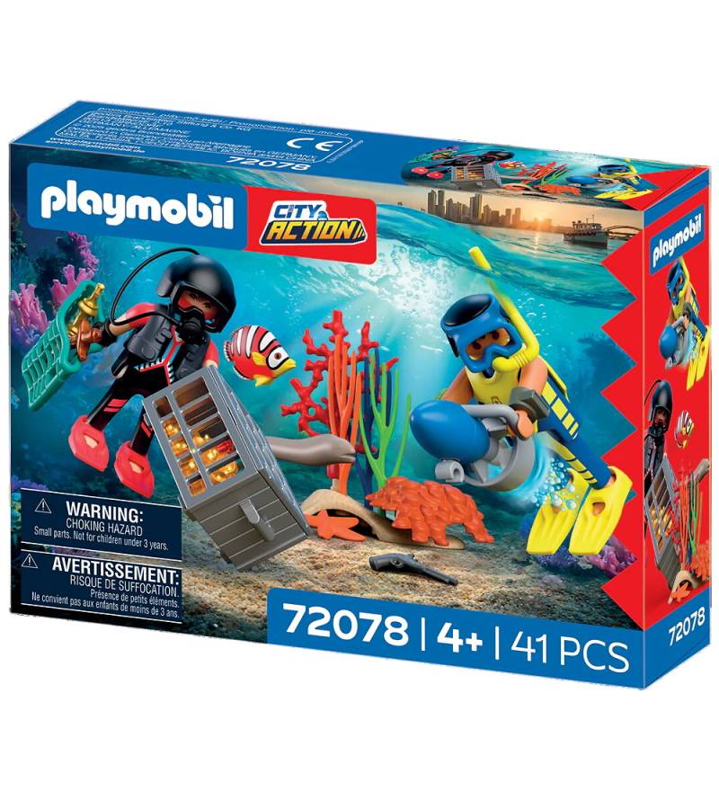Playmobil City Action - Polizeitaucher mit Schatz - 41 Teile - 7 - Playmobil - One Size - Spielzeugfiguren Playmobil City Action - Polizeitaucher mit Schatz - 41 Teile - 7 - Playmobil - One Size - Spielzeugfiguren von Playmobil