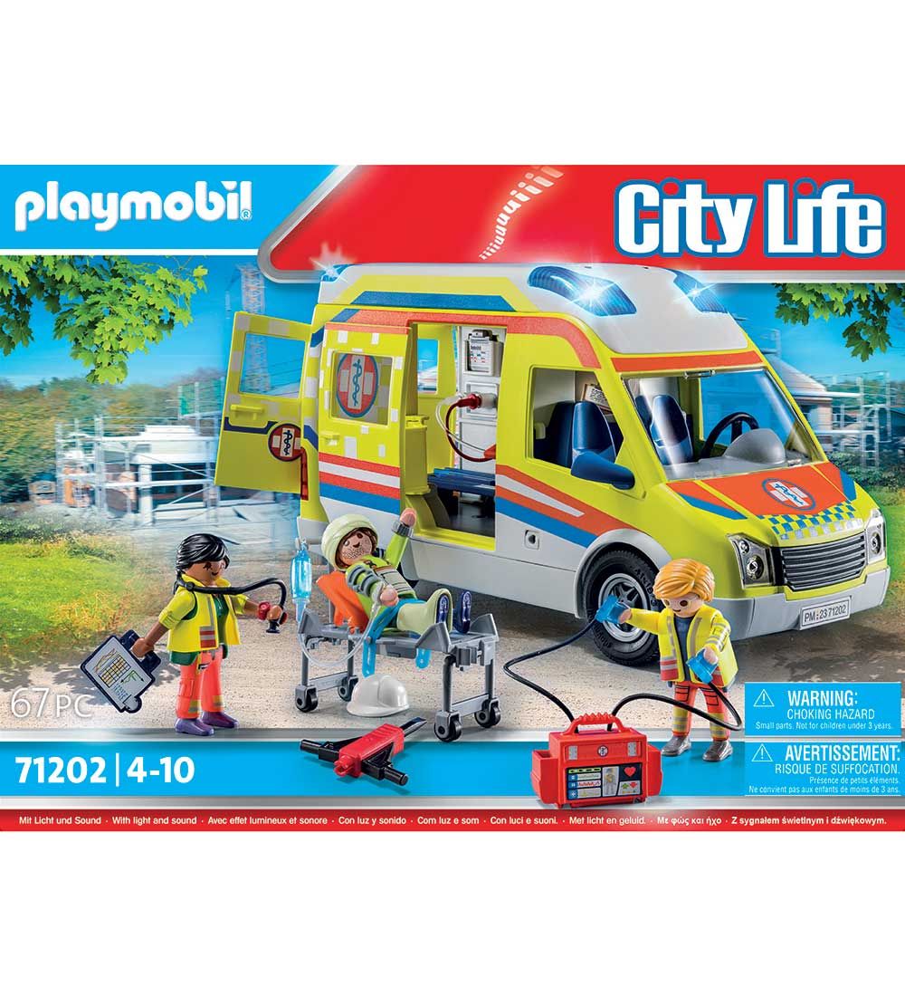 Playmobil City Life - Ambulance - 71202 - 67 Teile - Playmobil - One Size - Spielzeug Playmobil City Life - Ambulance - 71202 - 67 Teile - Playmobil - One Size - Spielzeug von Playmobil