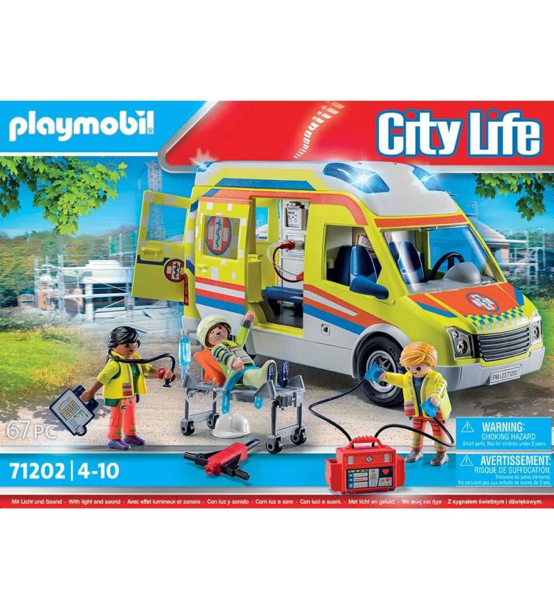 Playmobil City Life - Ambulance - 71202 - 67 Teile - Playmobil - One Size - Spielzeug Playmobil City Life - Ambulance - 71202 - 67 Teile - Playmobil - One Size - Spielzeug von Playmobil