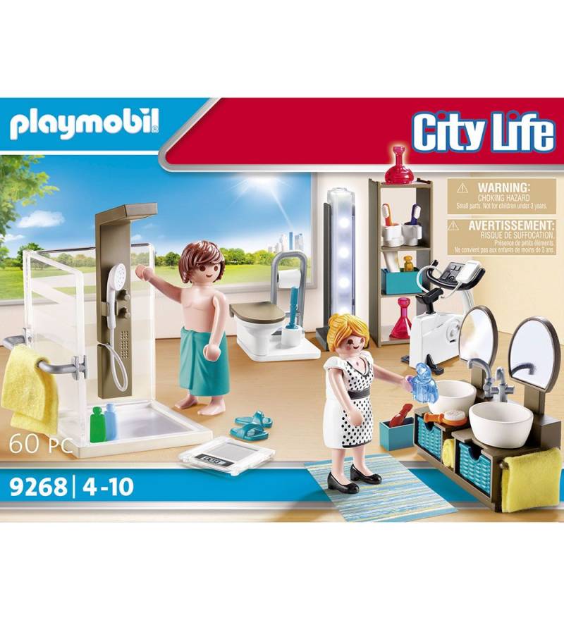 Playmobil City Life - Badeværelse - 9268 - 60 Teile - Playmobil - One Size - Spielzeug Playmobil City Life - Badeværelse - 9268 - 60 Teile - Playmobil - One Size - Spielzeug von Playmobil
