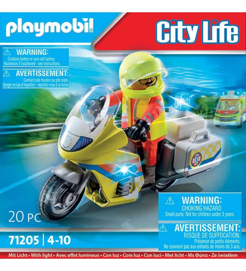 Playmobil City Life - Rettungsmotorrad - 71205 - 20 Teile - Playmobil - One Size - Spielzeug Playmobil City Life - Rettungsmotorrad - 71205 - 20 Teile - Playmobil - One Size - Spielzeug von Playmobil