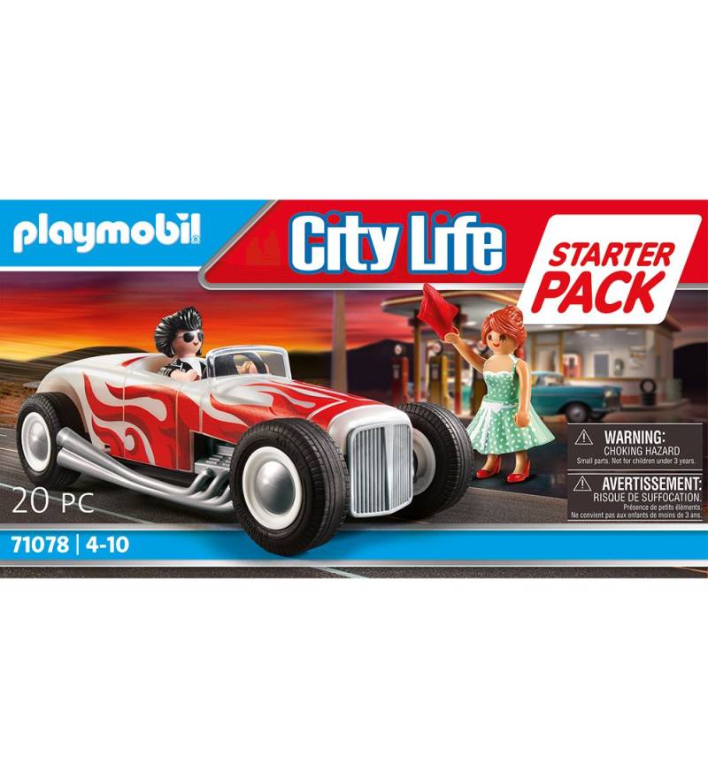 Playmobil City Life - Starter Pack Hot Rod - 71078 - 20 Teile - Playmobil - One Size - Spielzeugfiguren Playmobil City Life - Starter Pack Hot Rod - 71078 - 20 Teile - Playmobil - One Size - Spielzeugfiguren von Playmobil