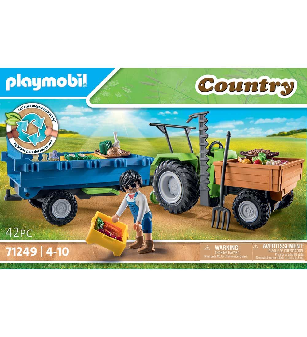 Playmobil Country - Traktor m. Trailer - 71249 - 42 Teile - Playmobil - One Size - Autos Playmobil Country - Traktor m. Trailer - 71249 - 42 Teile - Playmobil - One Size - Autos von Playmobil