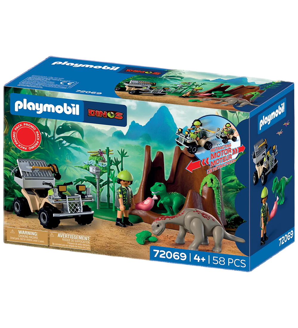Playmobil Dinos - Dino-Höhle - 58 Teile - 72069 - Playmobil - One Size - Spielzeug von Playmobil
