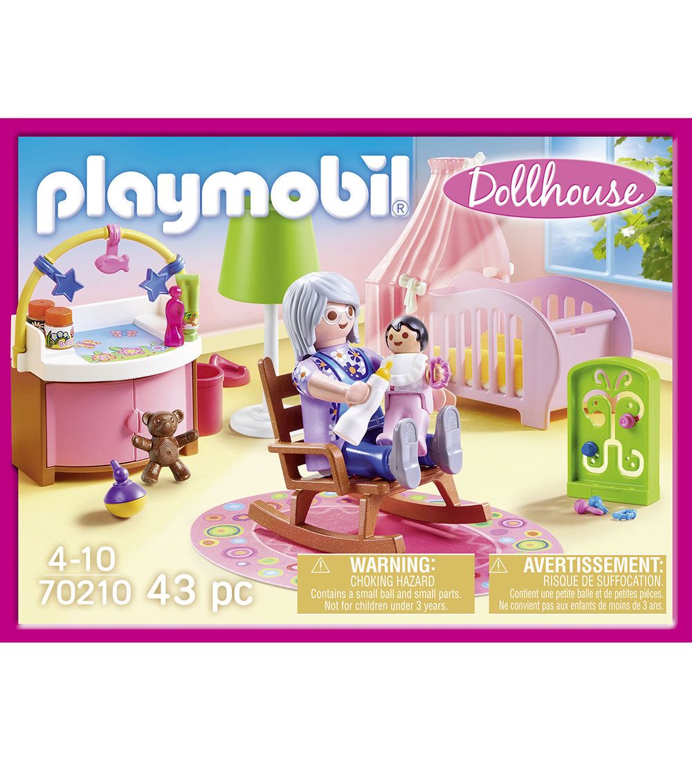 Playmobil Dollhouse - Babyzimmer - 70210 - 43 Teile - Playmobil - One Size - Spielzeug Playmobil Dollhouse - Babyzimmer - 70210 - 43 Teile - Playmobil - One Size - Spielzeug von Playmobil