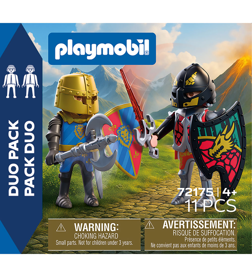 Playmobil DuoPack - Duell der Ritter 72175 - 11 Teile - Playmobil - One Size - Spielzeug von Playmobil
