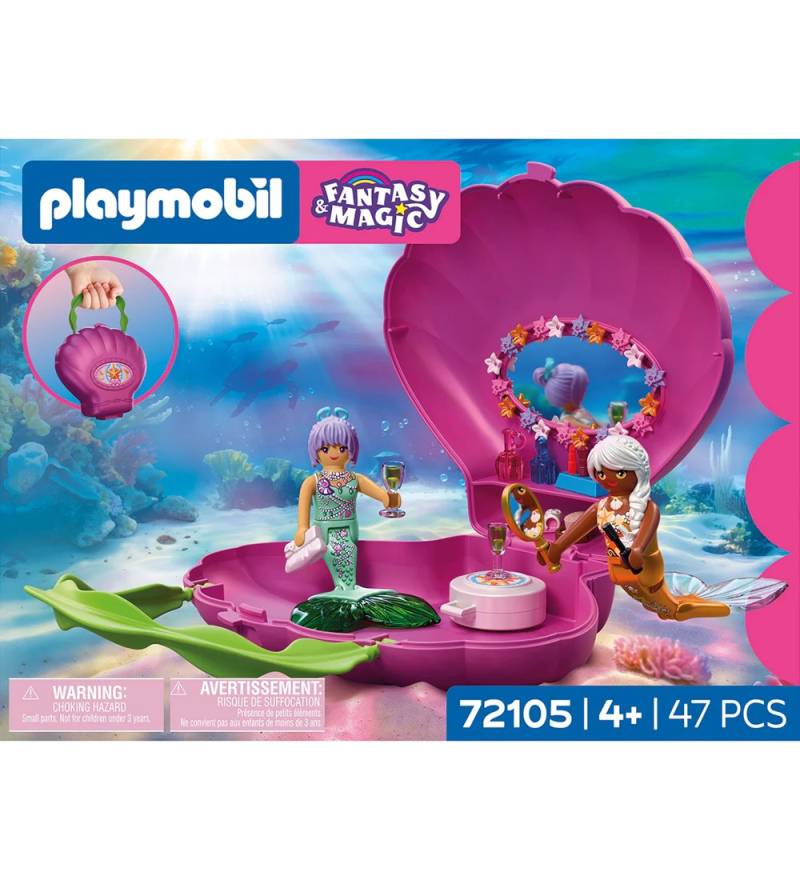 Playmobil Fantasy & Magic - Meerjungfrauen-Muscheltasche - 72105 - Playmobil - One Size - Klötze Playmobil Fantasy & Magic - Meerjungfrauen-Muscheltasche - 72105 - Playmobil - One Size - Klötze von Playmobil