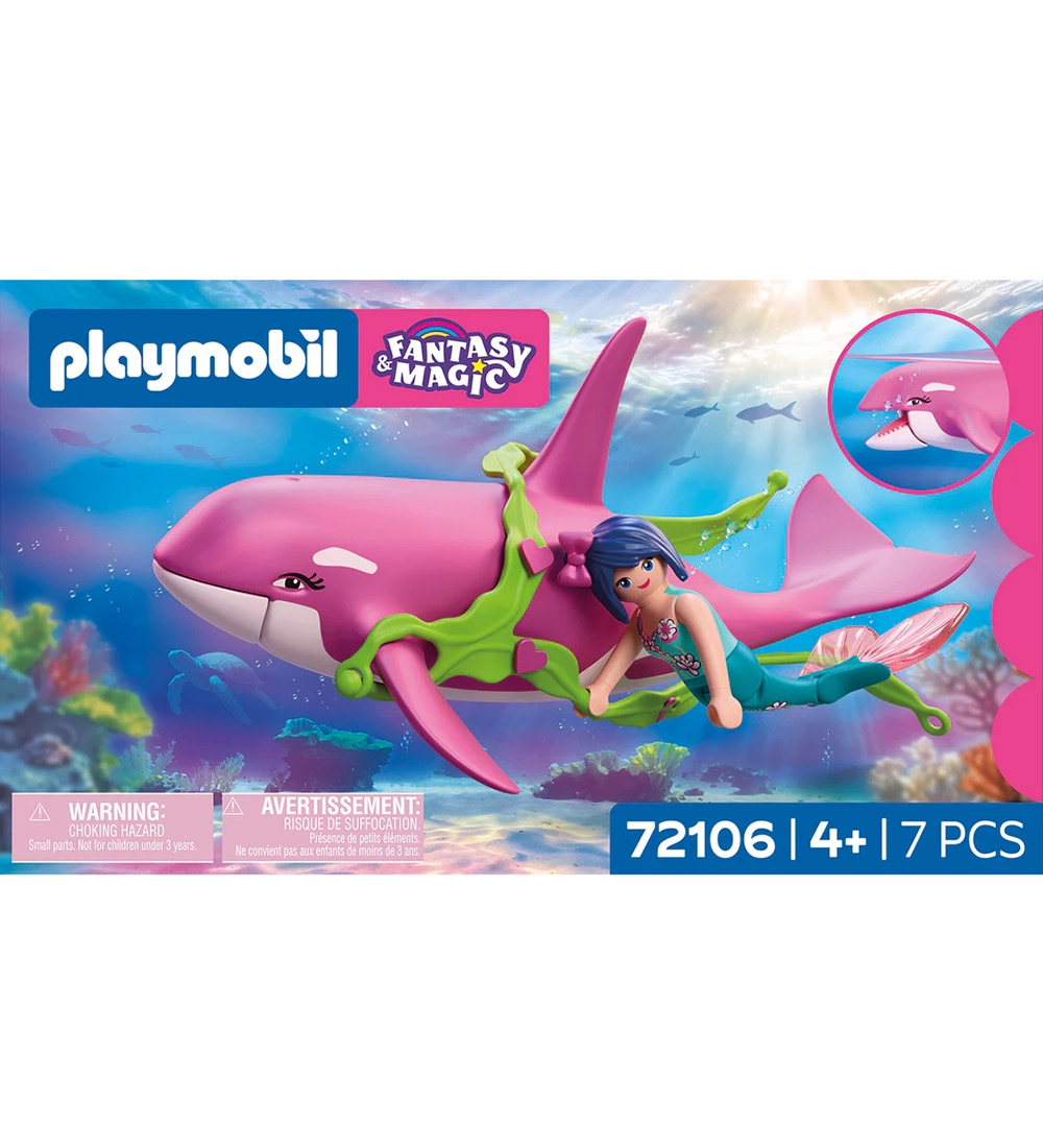 Playmobil Fantasy & Magie - Orca Mit Meerjungfrau - 72106 - 7 D - Playmobil - One Size - Klötze Playmobil Fantasy & Magie - Orca Mit Meerjungfrau - 72106 - 7 D - Playmobil - One Size - Klötze von Playmobil