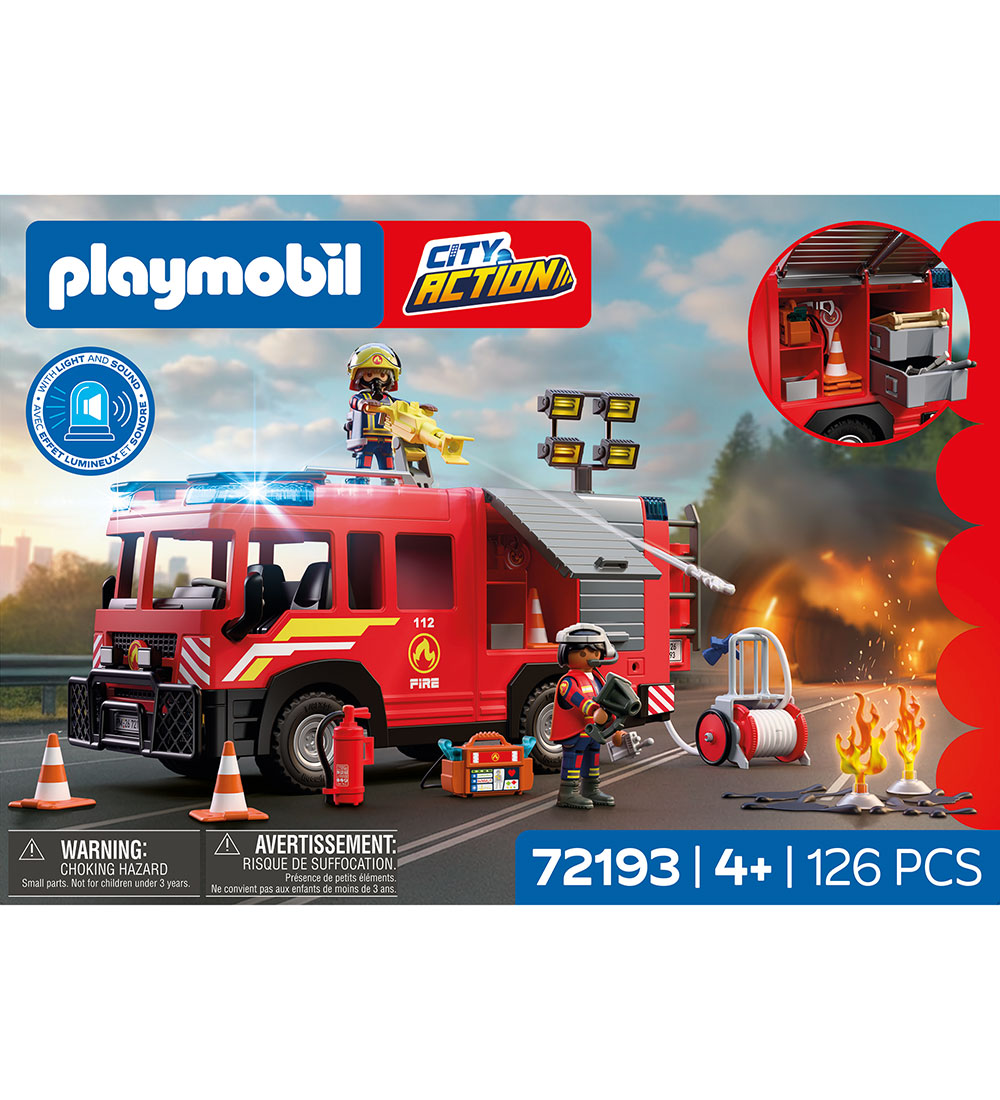 Playmobil City Action - Feuerwehrfahrzeug 72193 - 126 Teile - Playmobil - One Size - Spielzeug Playmobil City Action - Feuerwehrfahrzeug 72193 - 126 Teile - Playmobil - One Size - Spielzeug von Playmobil