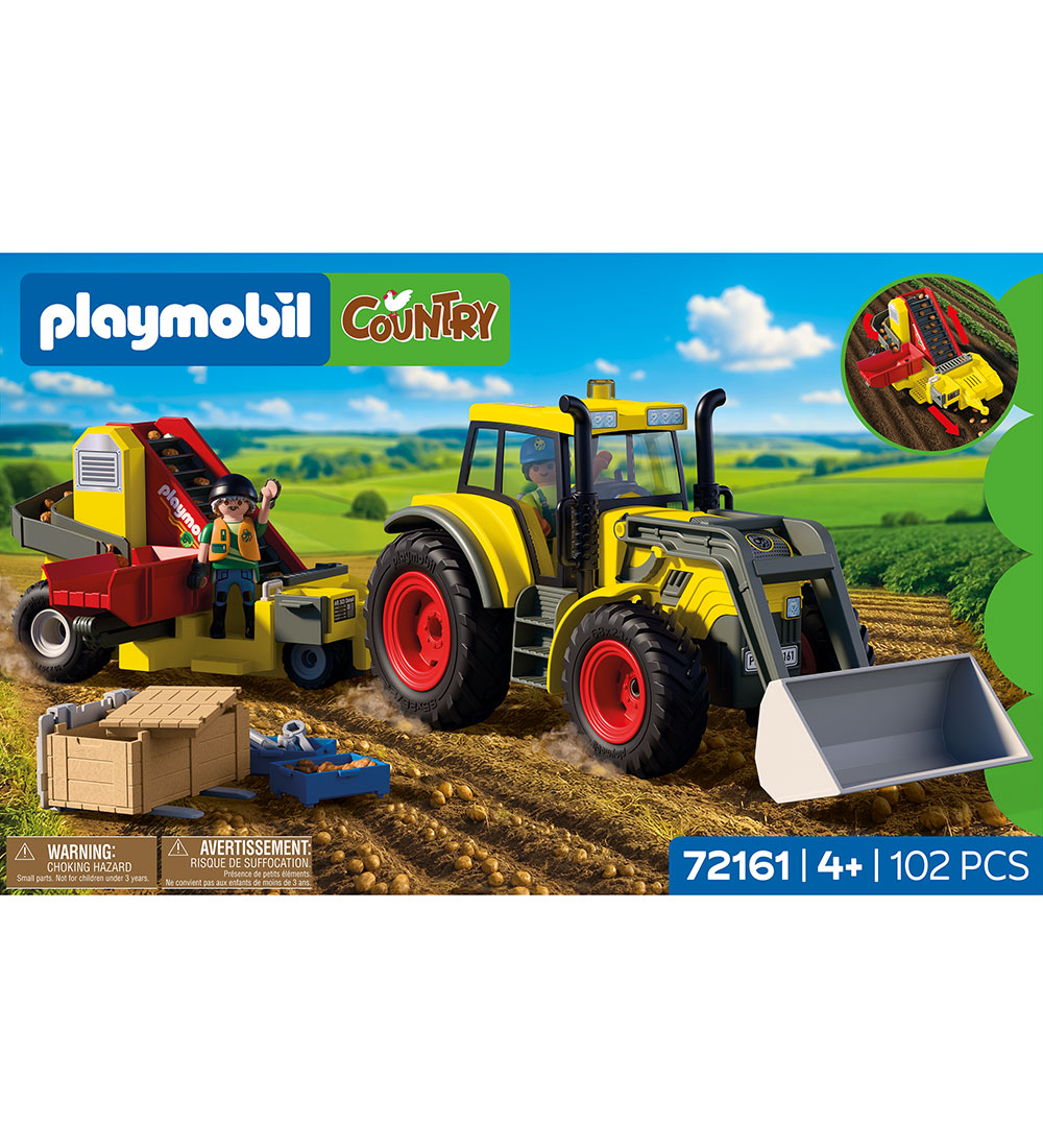Playmobil Groß Traktor Mit Kartoffelroder - 72161 - 102 Teile - Playmobil - One Size - Spielzeug von Playmobil