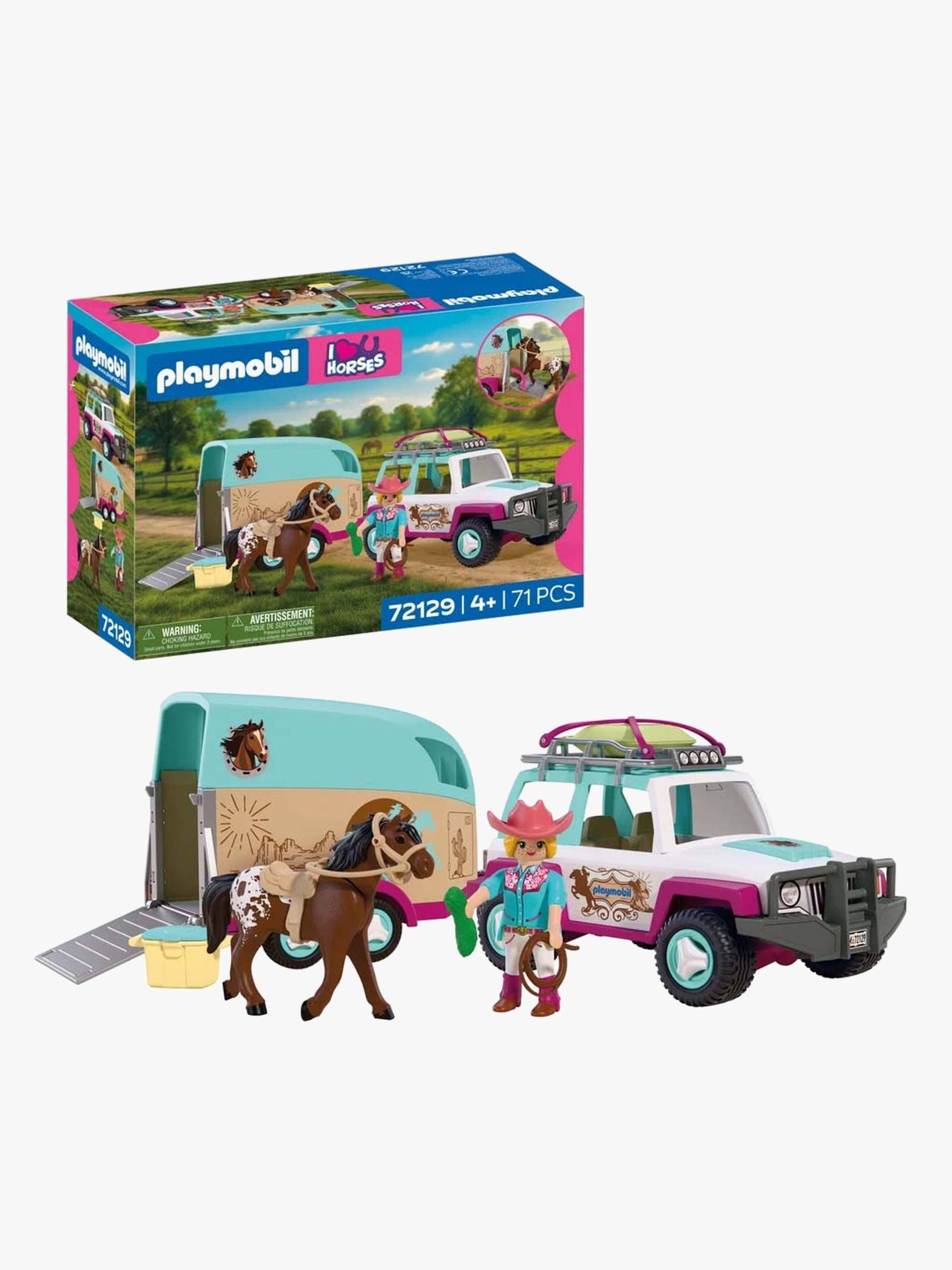 Playmobil I Love Horses 72129 Geländewagen mit Pferdeanhänger von Playmobil