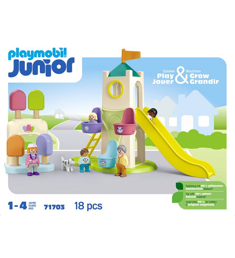 Playmobil Junior - Abenteuerturm mit Eisdiele - 71703 - 18 Teile - Playmobil - One Size - Spielzeug Playmobil Junior - Abenteuerturm mit Eisdiele - 71703 - 18 Teile - Playmobil - One Size - Spielzeug von Playmobil