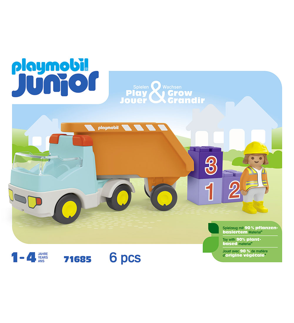 Playmobil Junior - Dump Truck - 71685 - 6 Teile - Playmobil - One Size - Spielzeug Playmobil Junior - Dump Truck - 71685 - 6 Teile - Playmobil - One Size - Spielzeug von Playmobil