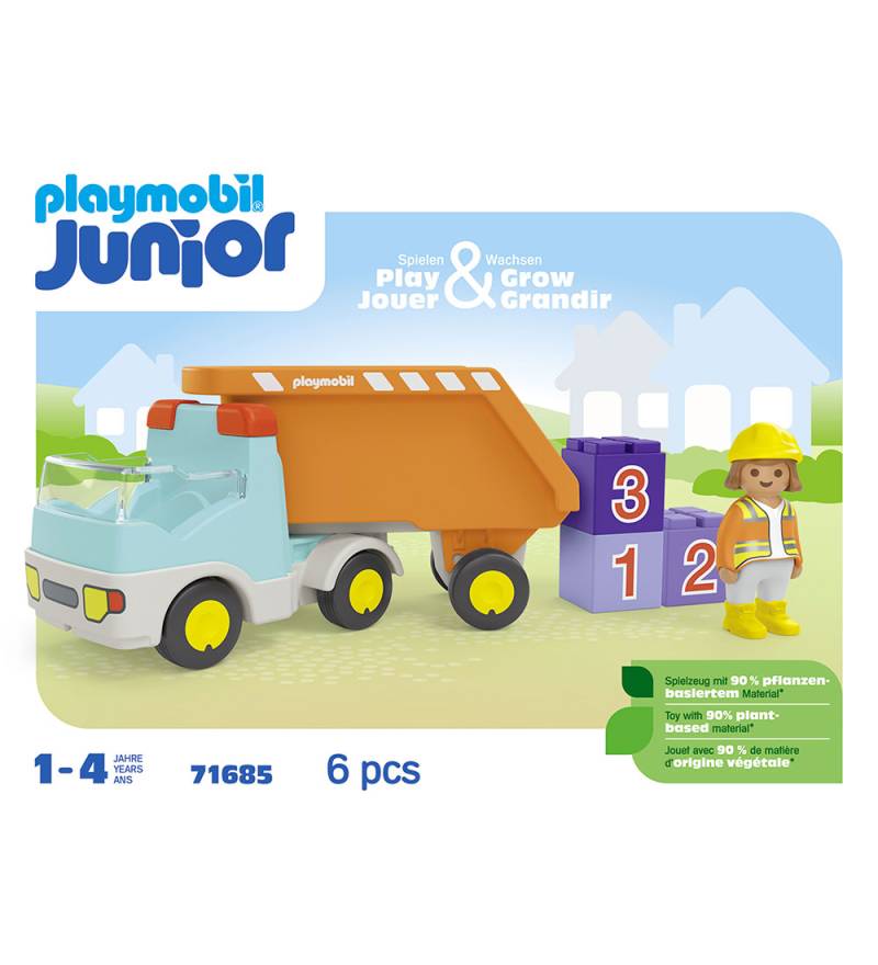 Playmobil Junior - Dump Truck - 71685 - 6 Teile - Playmobil - One Size - Spielzeug Playmobil Junior - Dump Truck - 71685 - 6 Teile - Playmobil - One Size - Spielzeug von Playmobil