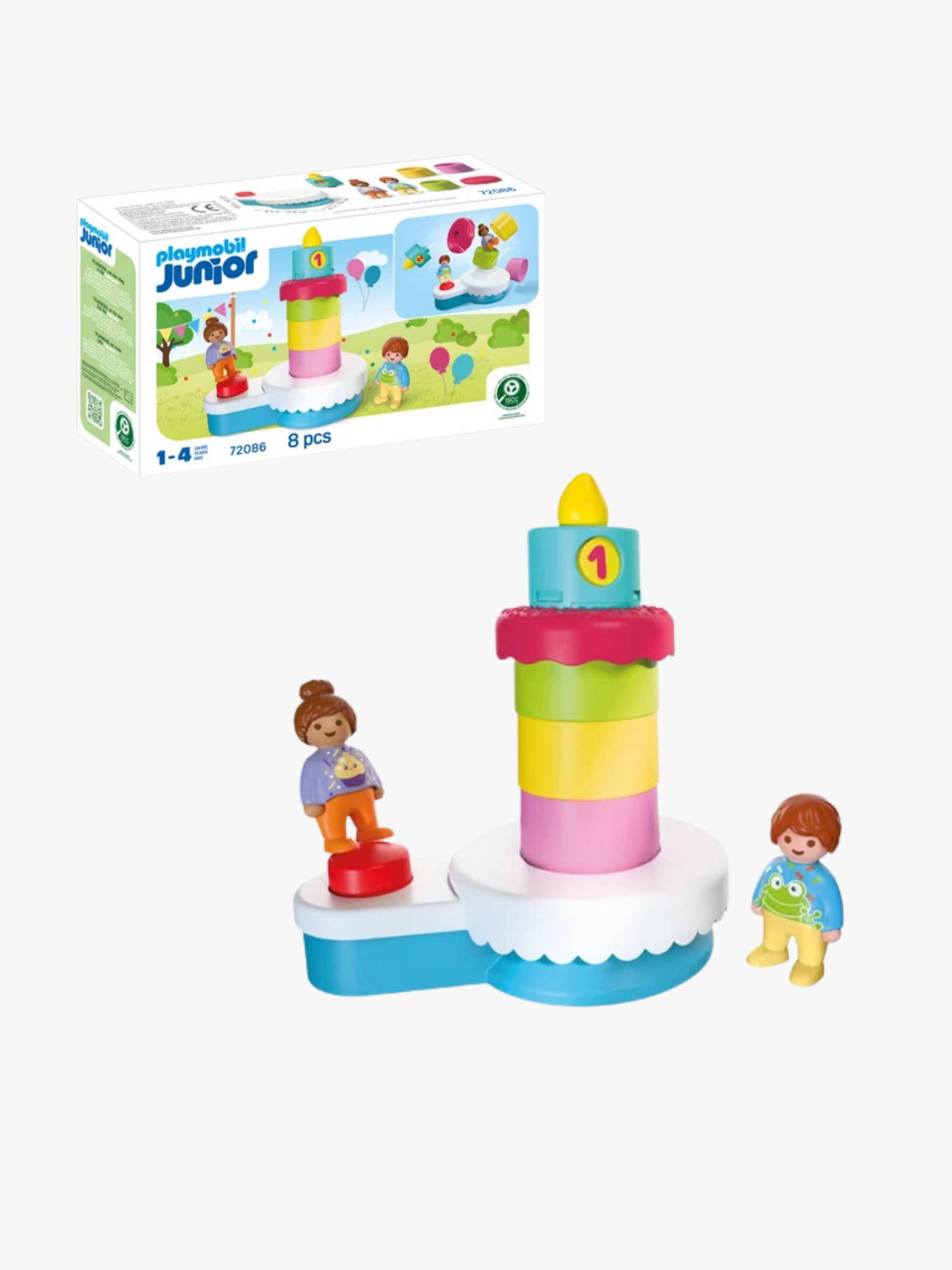 Playmobil Junior Geburtstagstorte 8-teilig, Mehrfarbig Playmobil Junior Geburtstagstorte 8-teilig, Mehrfarbig von Playmobil