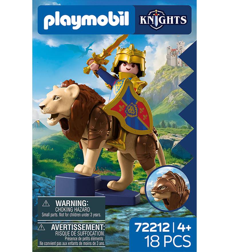 Playmobil Ritter - Löwe mit goldenem Ritter 72212 - 18 Teile - Playmobil - One Size - Spielzeugfiguren Playmobil Ritter - Löwe mit goldenem Ritter 72212 - 18 Teile - Playmobil - One Size - Spielzeugfiguren von Playmobil