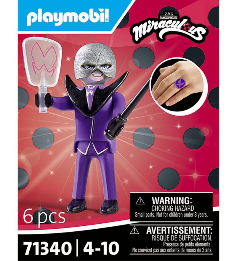 Playmobil Miraculous - Hawk Moth - 71340 - 6 Teile - Playmobil - One Size - Spielzeugfiguren Playmobil Miraculous - Hawk Moth - 71340 - 6 Teile - Playmobil - One Size - Spielzeugfiguren von Playmobil