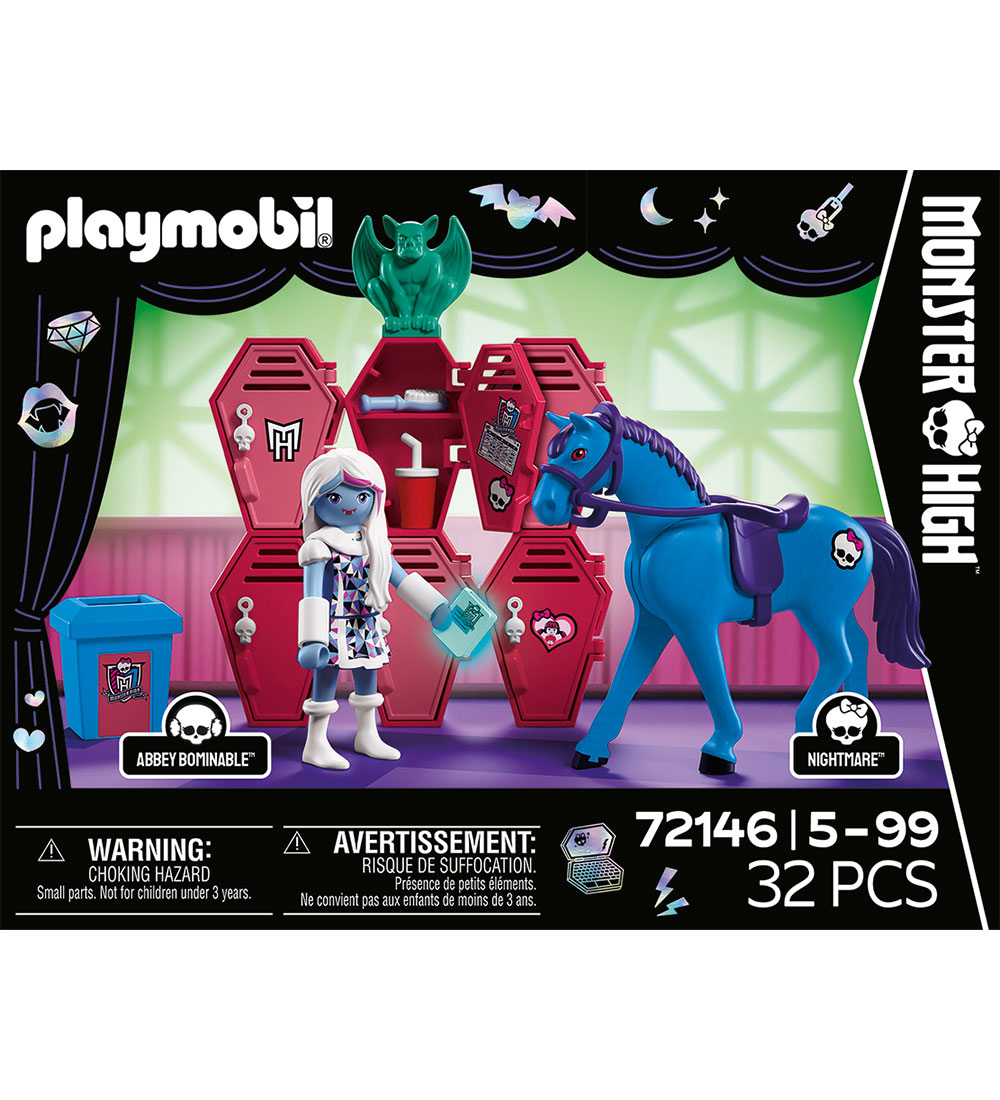 Playmobil Monster High Abtei Ved Skabene – 72146 – 32 Teile - Playmobil - One Size - Spielzeug von Playmobil