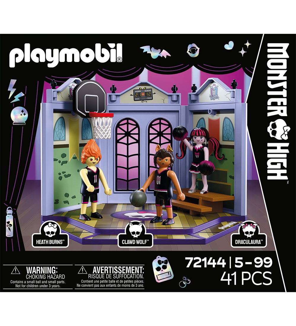 Playmobil Monster High Basketballplatz - 72144 - 41 Teile - Playmobil - One Size - Spielzeug von Playmobil