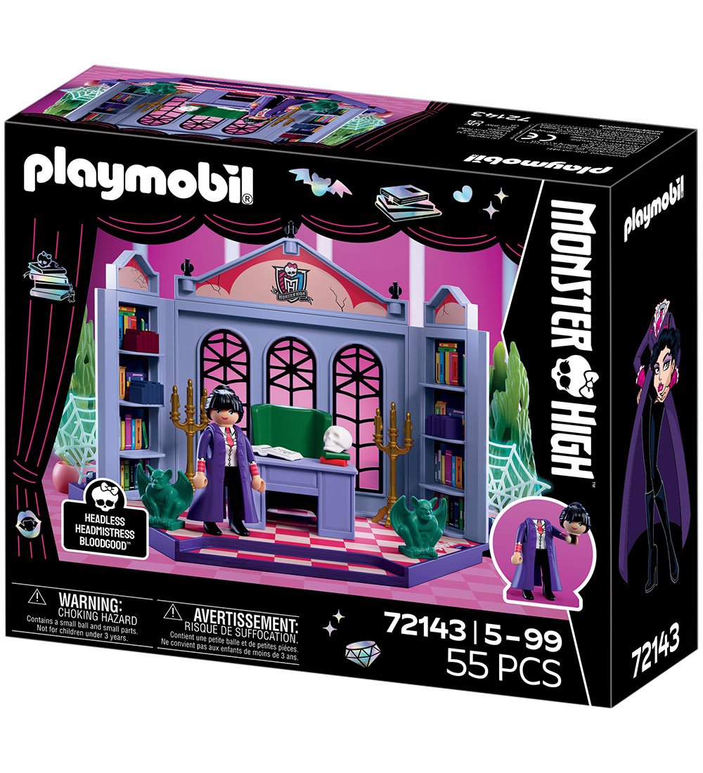 Playmobil Monster High Bloodgoods Büro - 72143 - 55 Teile - Playmobil - One Size - Spielzeug von Playmobil