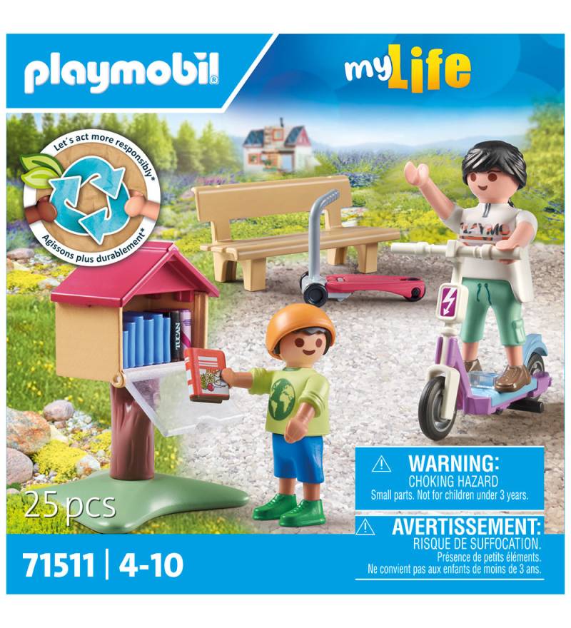 Playmobil My Life - Büchertausch Gefüttert Bücherwürmer - 71511 - Playmobil - One Size - Spielzeugfiguren Playmobil My Life - Büchertausch Gefüttert Bücherwürmer - 71511 - Playmobil - One Size - Spielzeugfiguren von Playmobil