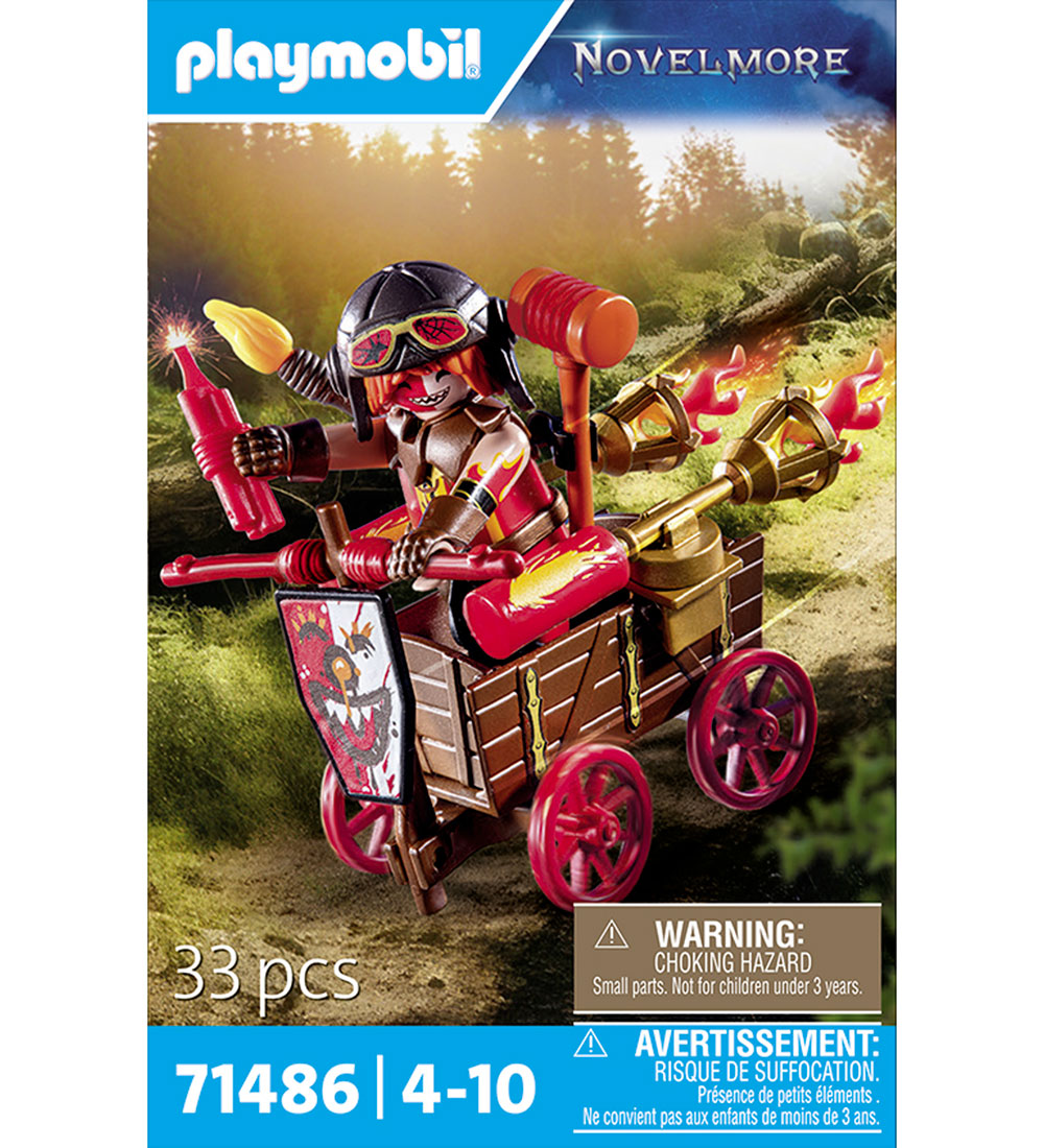 Playmobil Novelmore - Kahbooms-Rennwagen - 33 Teile - 71486 - Playmobil - One Size - Klötze Playmobil Novelmore - Kahbooms-Rennwagen - 33 Teile - 71486 - Playmobil - One Size - Klötze von Playmobil