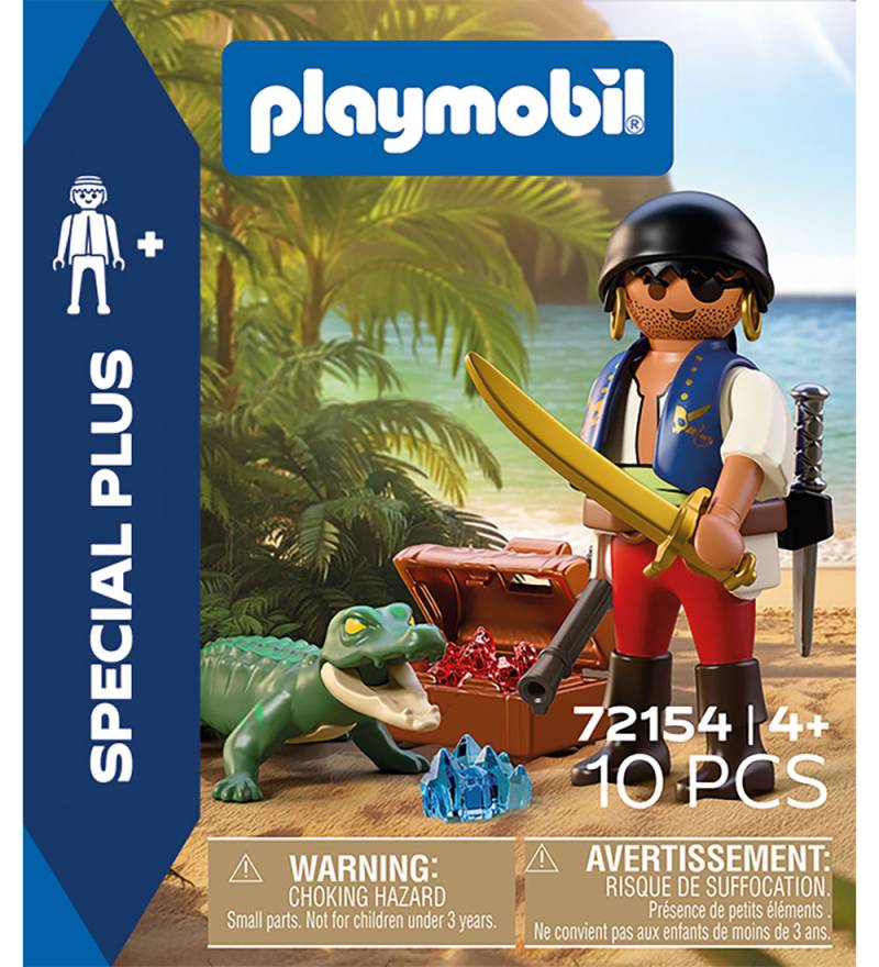 Playmobil SpecialPlus - Pirat Gegen Kaiman 72154 - 10 Teile - Playmobil - One Size - Spielzeug Playmobil SpecialPlus - Pirat Gegen Kaiman 72154 - 10 Teile - Playmobil - One Size - Spielzeug von Playmobil