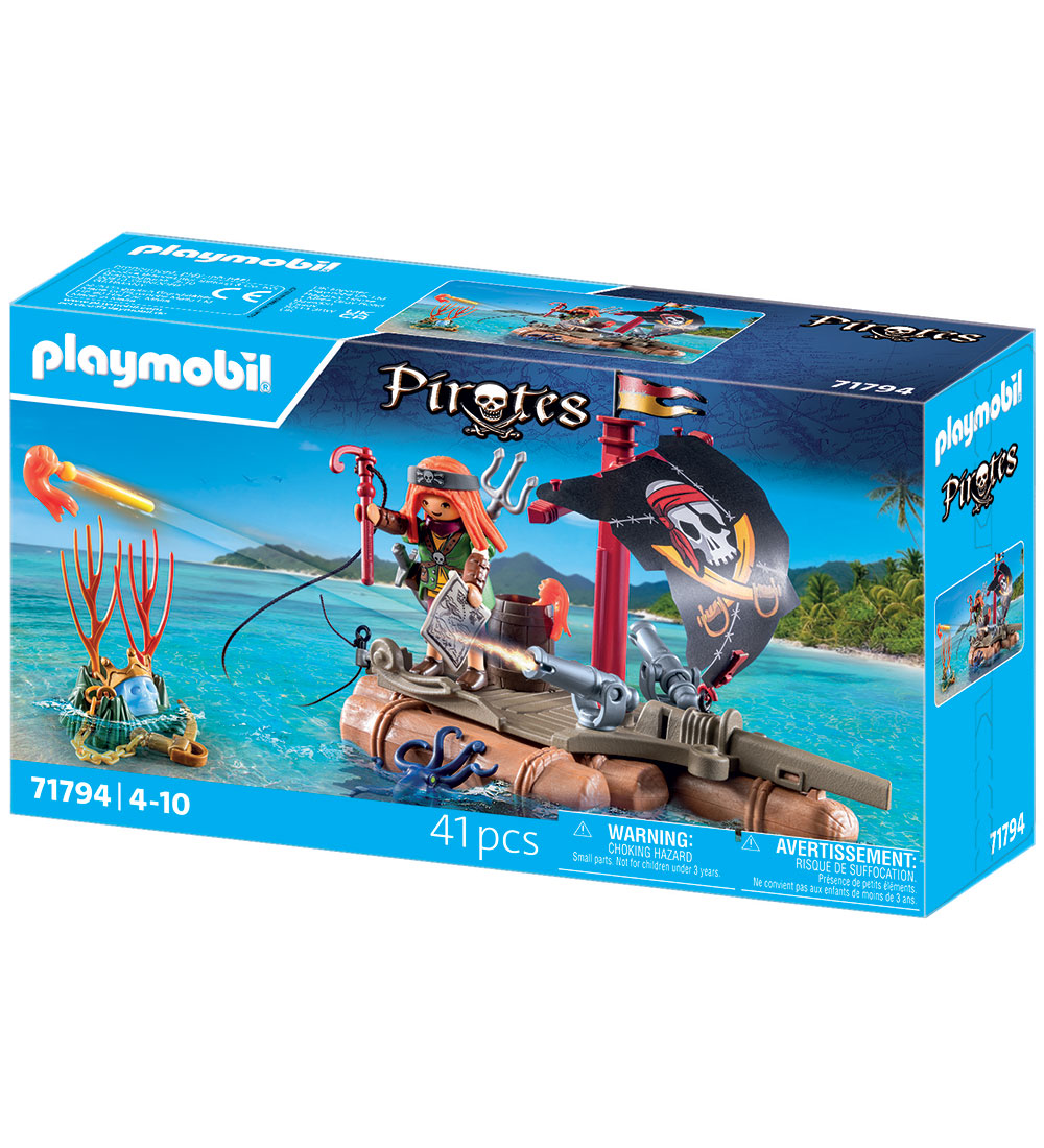 Playmobil Pirates - Piratenflotte mit Schatz - 71794 - 41 Teile - Playmobil - One Size - Spielzeug von Playmobil