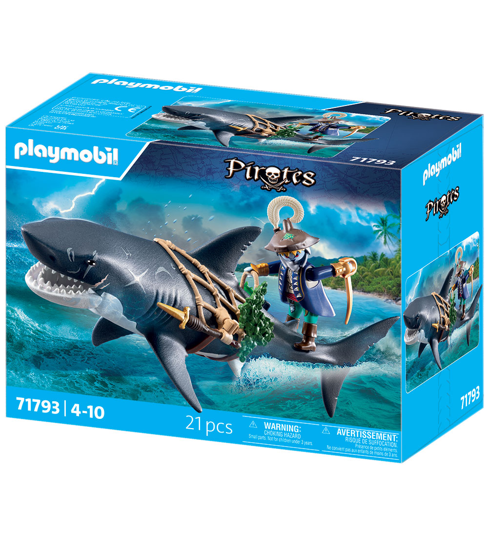 Playmobil Pirates - Riesenhai mit Pirat - 71793 - 21 Teile - Playmobil - One Size - Spielzeug Playmobil Pirates - Riesenhai mit Pirat - 71793 - 21 Teile - Playmobil - One Size - Spielzeug von Playmobil