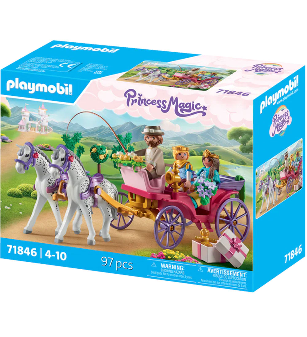 Playmobil Princess Magie - Wagen mit Pferden - 71846 - 97 Teile - Playmobil - One Size - Spielzeug Playmobil Princess Magie - Wagen mit Pferden - 71846 - 97 Teile - Playmobil - One Size - Spielzeug von Playmobil