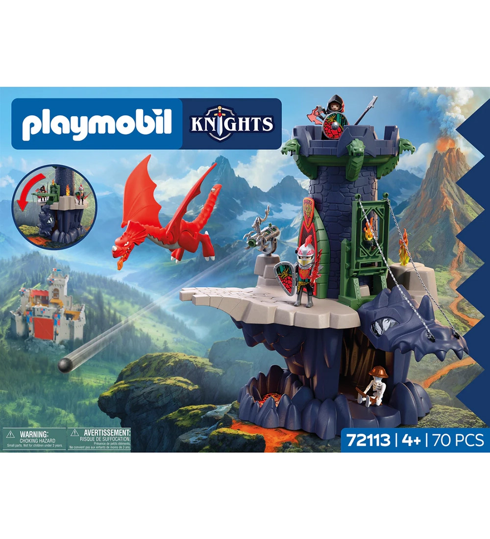 Playmobil Ritter - Drachenritterturm - 72113 - 70 Teile - Playmobil - One Size - Spielzeugfiguren Playmobil Ritter - Drachenritterturm - 72113 - 70 Teile - Playmobil - One Size - Spielzeugfiguren von Playmobil