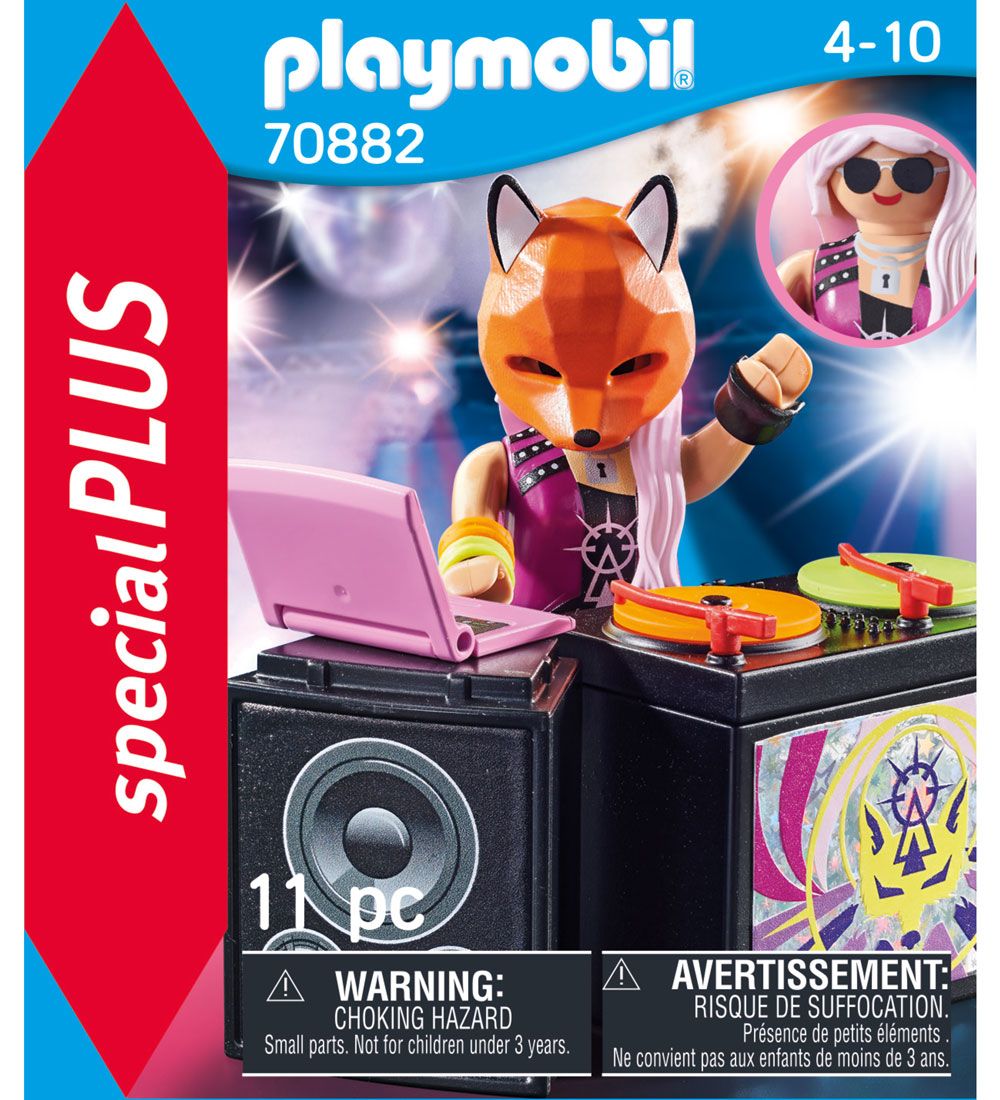 Playmobil SpecialPlus - DJ mit Plattenspieler - 70882 - 11 Teile - Playmobil - One Size - Spielzeugfiguren Playmobil SpecialPlus - DJ mit Plattenspieler - 70882 - 11 Teile - Playmobil - One Size - Spielzeugfiguren von Playmobil